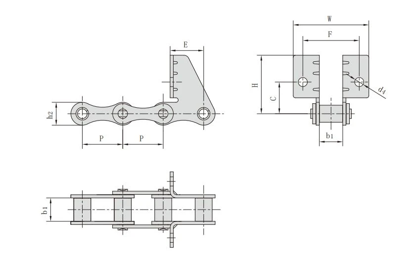ZGS38 combine harvester chain and accessories