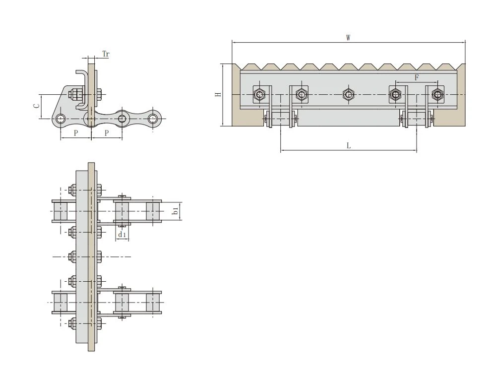 ZGS38 combine harvester chain and accessories
