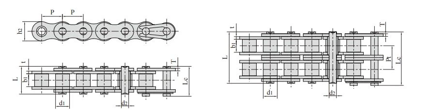 2 Self-lubrication roller chains 2 Self-lubrication roller chains